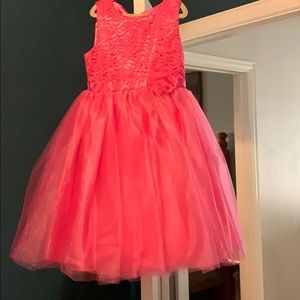Pink semi formal dress size 10